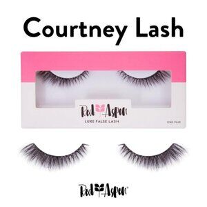 Red Aspen False Eyelashes Silk Luxe Medium Volume "Courtney"